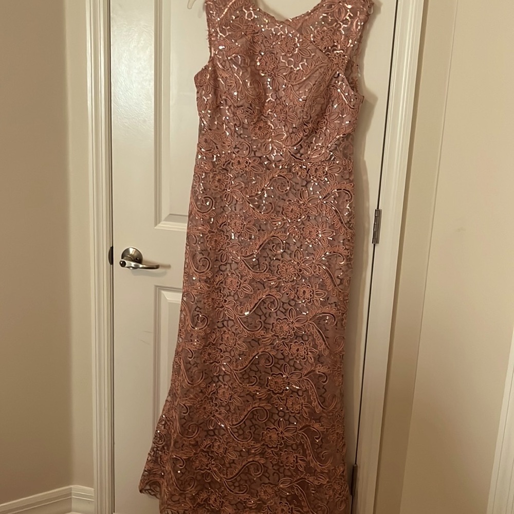 SLNY Fashions New York, Maxi Sequence Dress